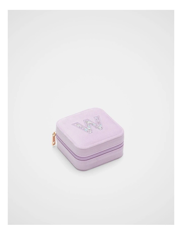 Ditsy Initial Jewellery Box - W image 1