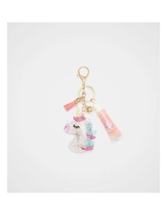 Lip Gloss Keyring in Unicorn