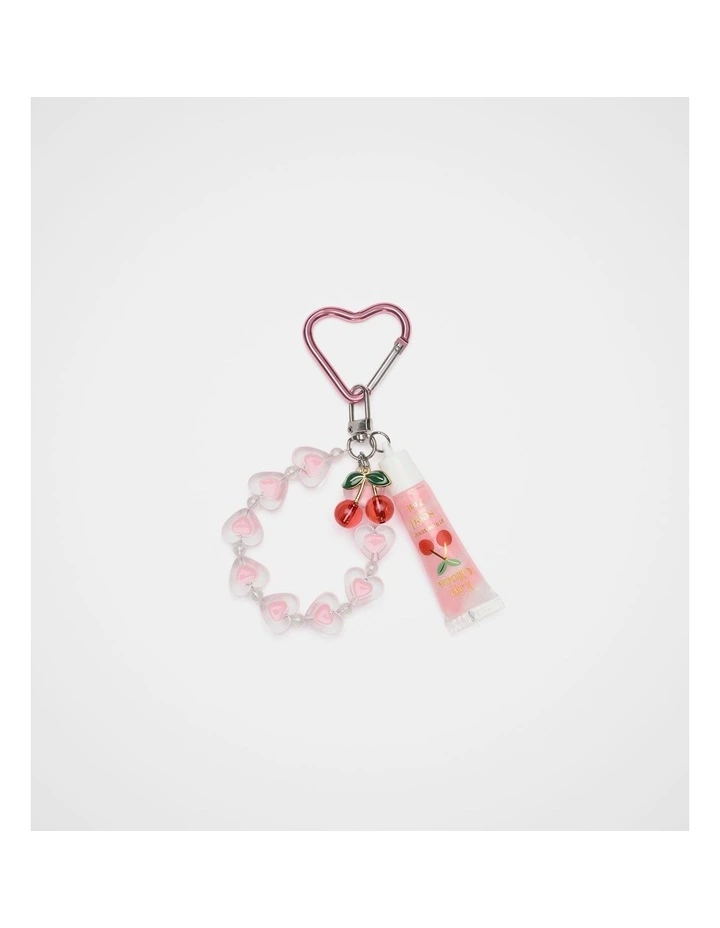 Lip Gloss Keyring in Cherry image 1