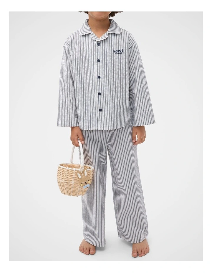 Woven Bunny Basket in Milk Tea image 2