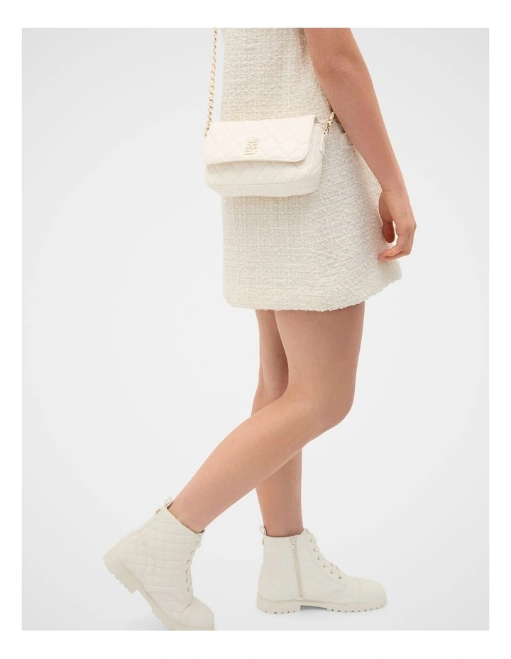 Quilted Hiking Boot in Classic Cream image 2