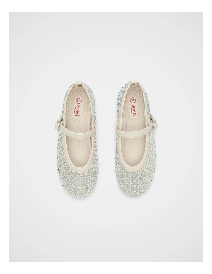 Crystal Jewel Ballet in Classic Cream image 3