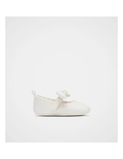 Mini Knot Bow Ballet in Classic Cream