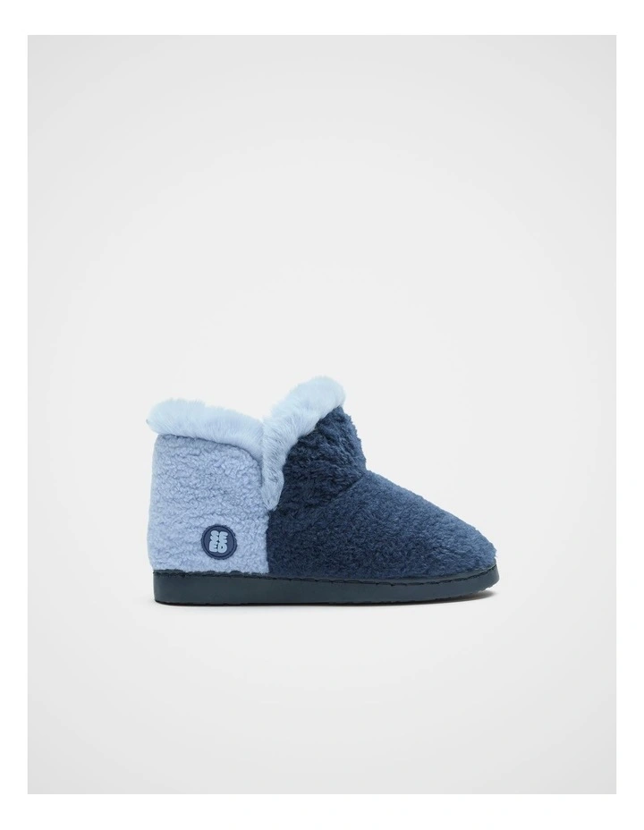 Colourblock House Boot in French Navy Multi image 1