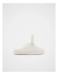 Bunny Mule Slipper in Classic Cream Marle