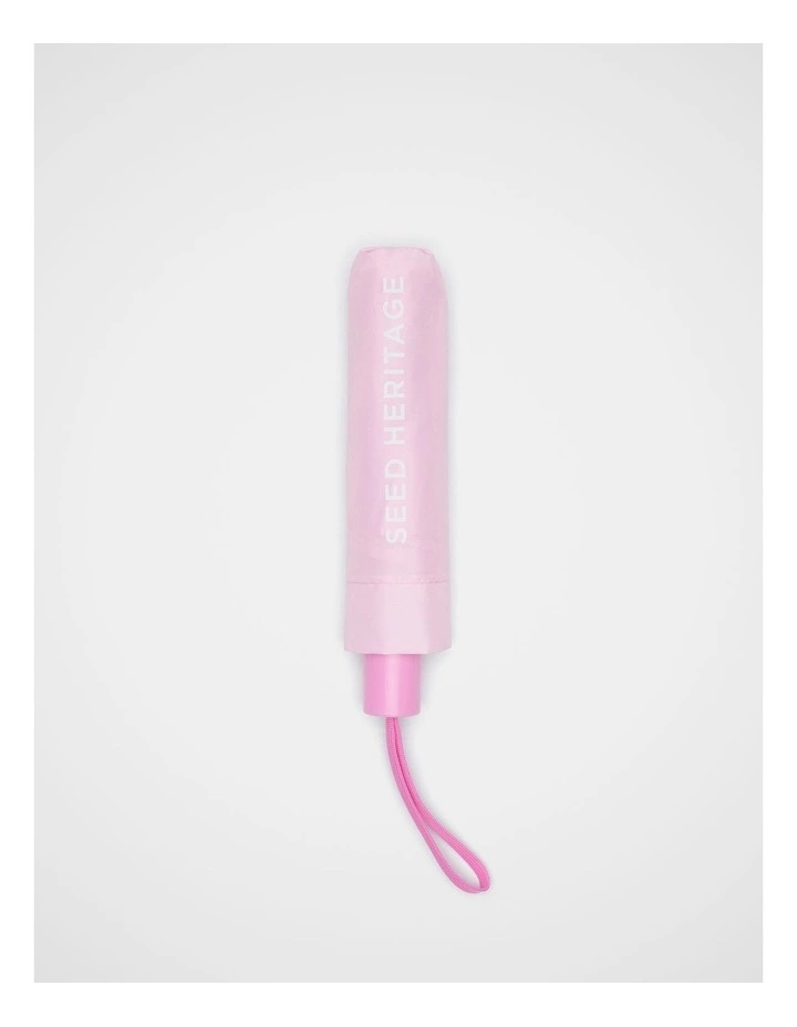 Colourblock Umbrella in Pink Multi image 3