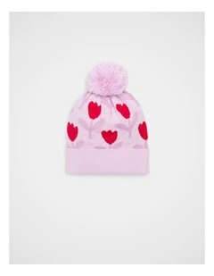 Mini Tulip Beanie in Orchid