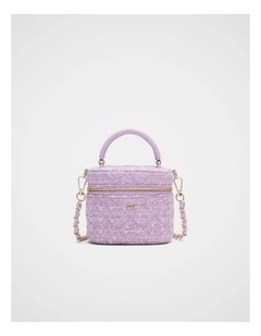 Mini Tweed Vanity Bag in Lavender