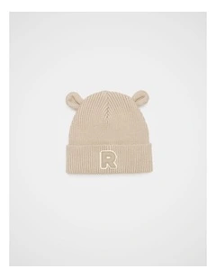 Mini Initial Beanie - R
