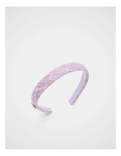 Tweed Headband in Orchid