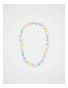 Rainbow Beaded Necklace