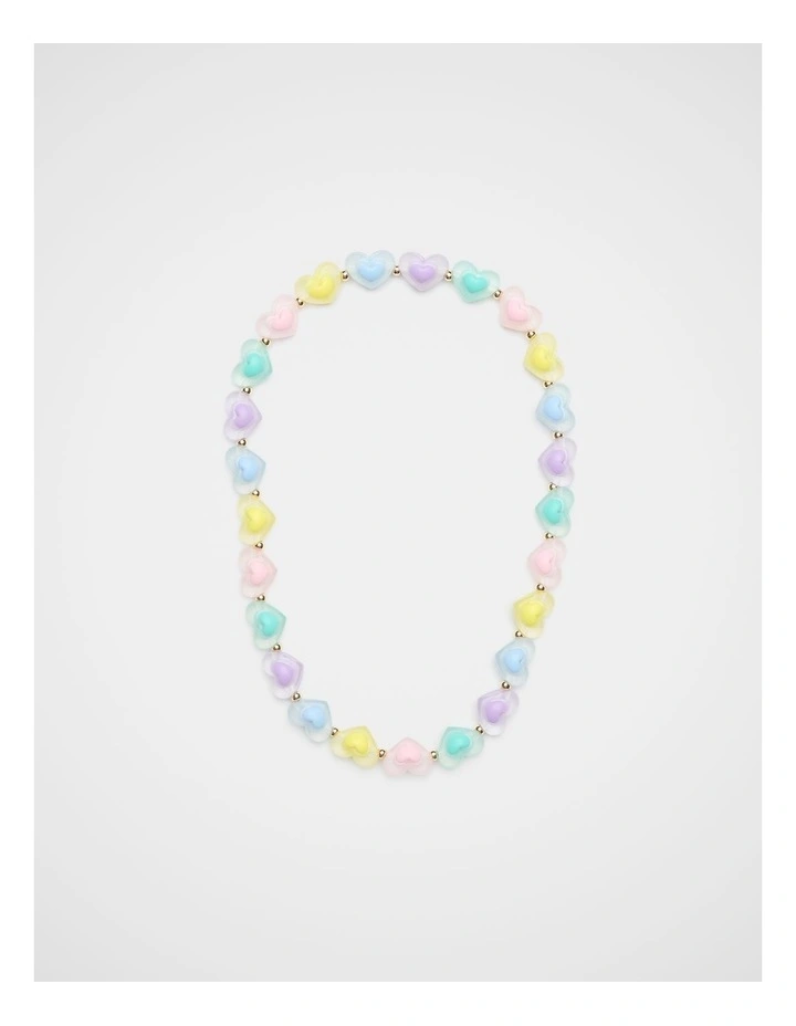 Rainbow Beaded Necklace image 1