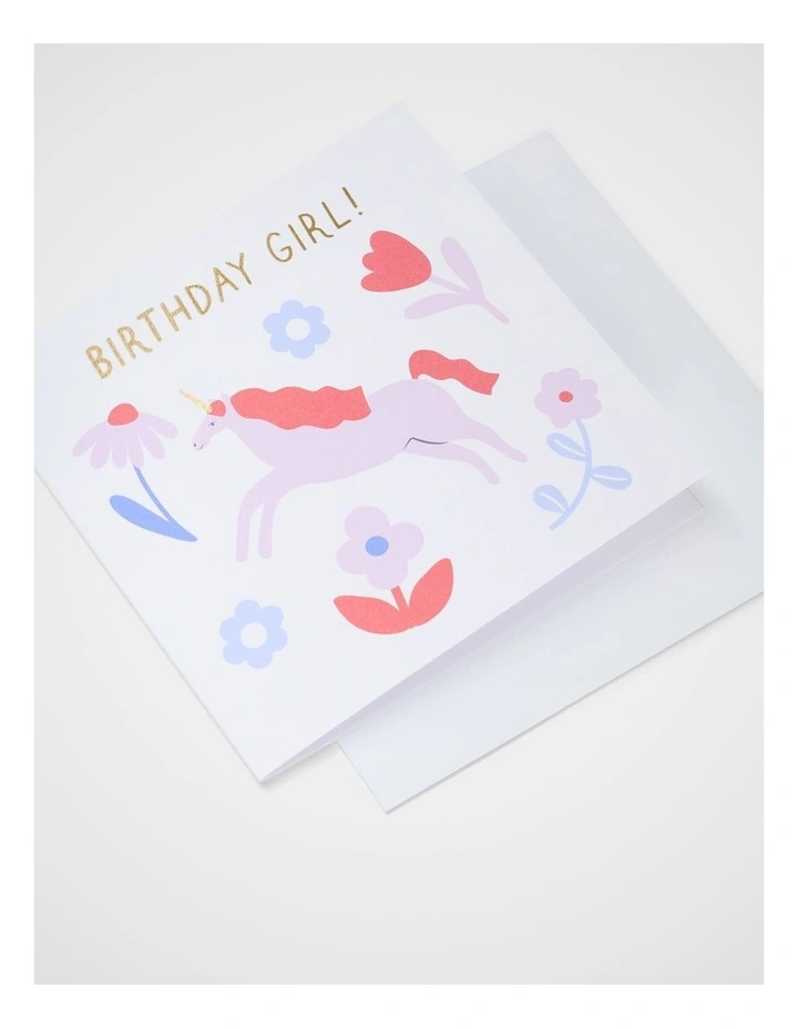Pony Birthday Girl Card image 2
