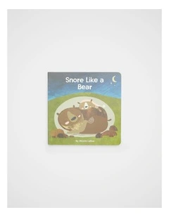 Snore Like A Bear Book