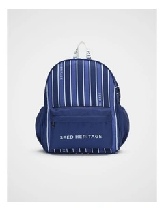 Stripe Backpack in Blue Multi
