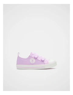 Quad Logo Sneaker in Orchid