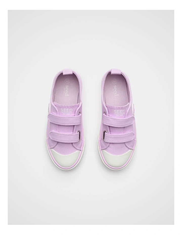 Quad Logo Sneaker in Orchid image 3