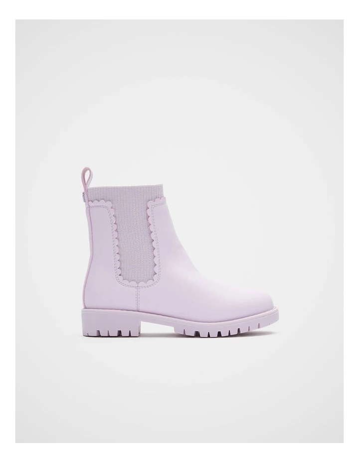Scallop Boot in Orchid image 1