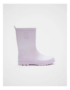 Pearlescent Rain Boot in Orchid