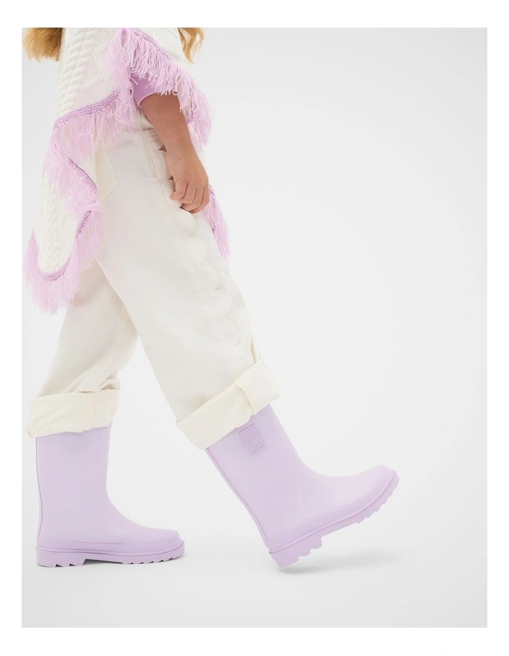 Pearlescent Rain Boot in Orchid image 2