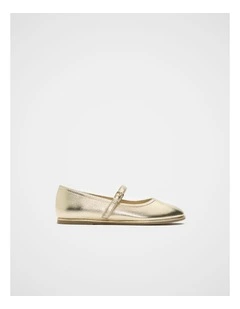 Mary Jane Shoes in Gold