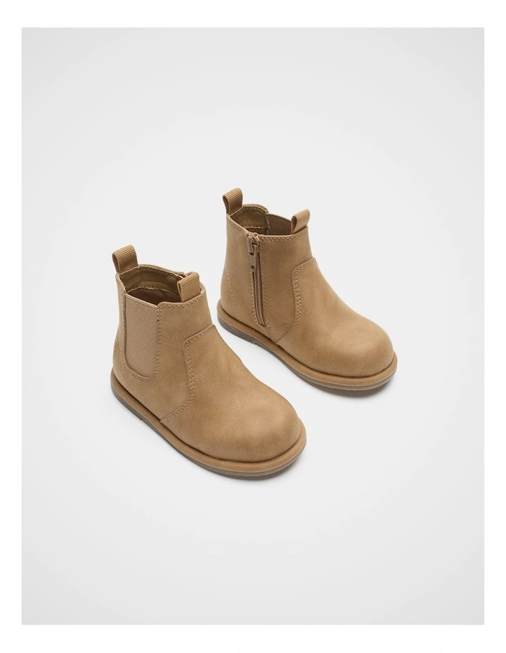 Mini Chelsea Boot in Tan image 2