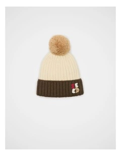 Mini Colourblock Beanie in Multi