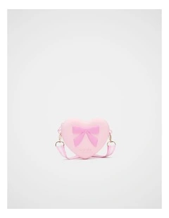 Silicone Heart Bag in Pink Lemonade