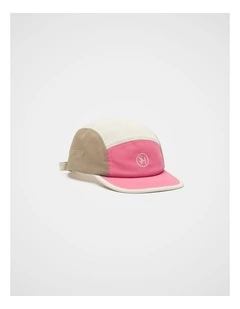 Retro Panel Cap in Bubblegum Pink