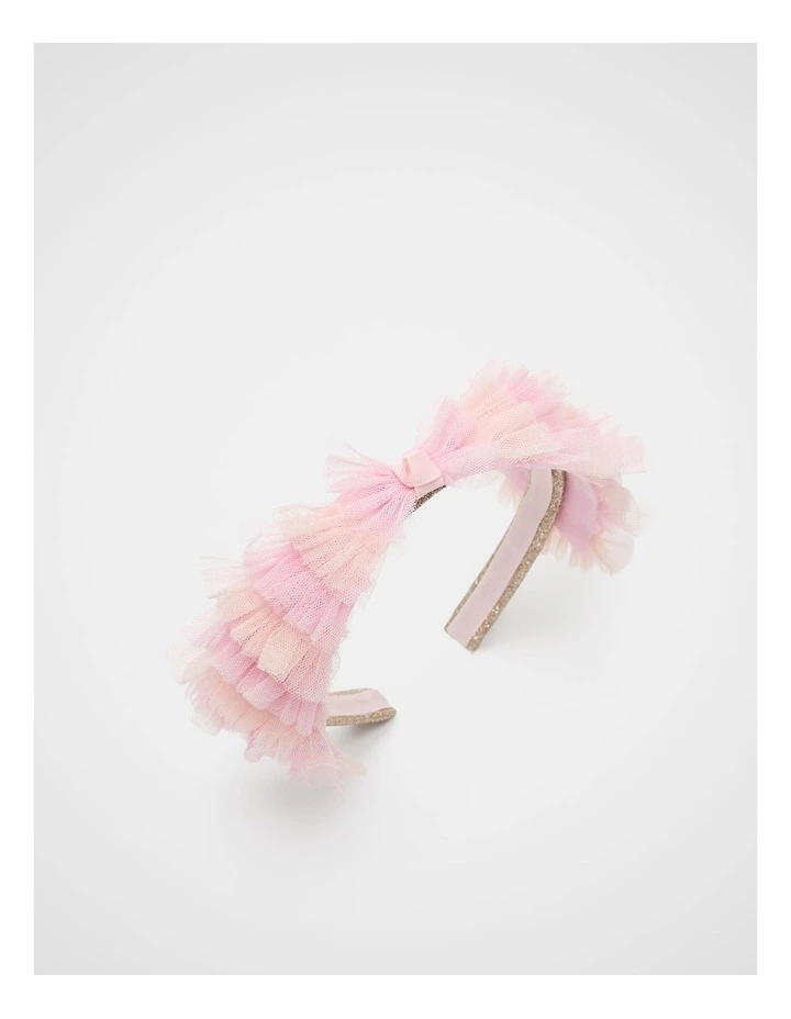 Tulle Sparkle Headband in Multi image 1