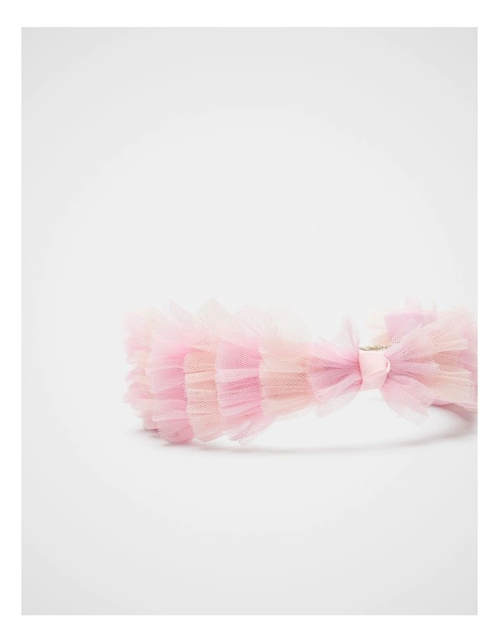 Tulle Sparkle Headband in Multi image 2