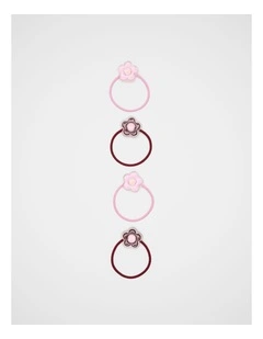 Flower Resin Elastics in Multi