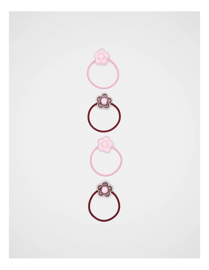 Flower Resin Elastics in Multi image 1