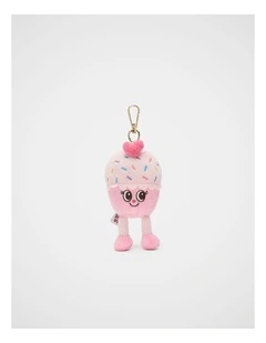 Cupcake Bag Charm in Pink