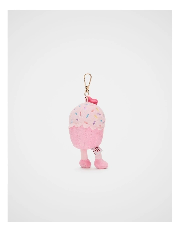 Cupcake Bag Charm in Pink image 2