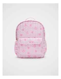Baby Quilted Backpack in Pink