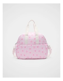 Baby Quilted Overnighter Bag in Pink