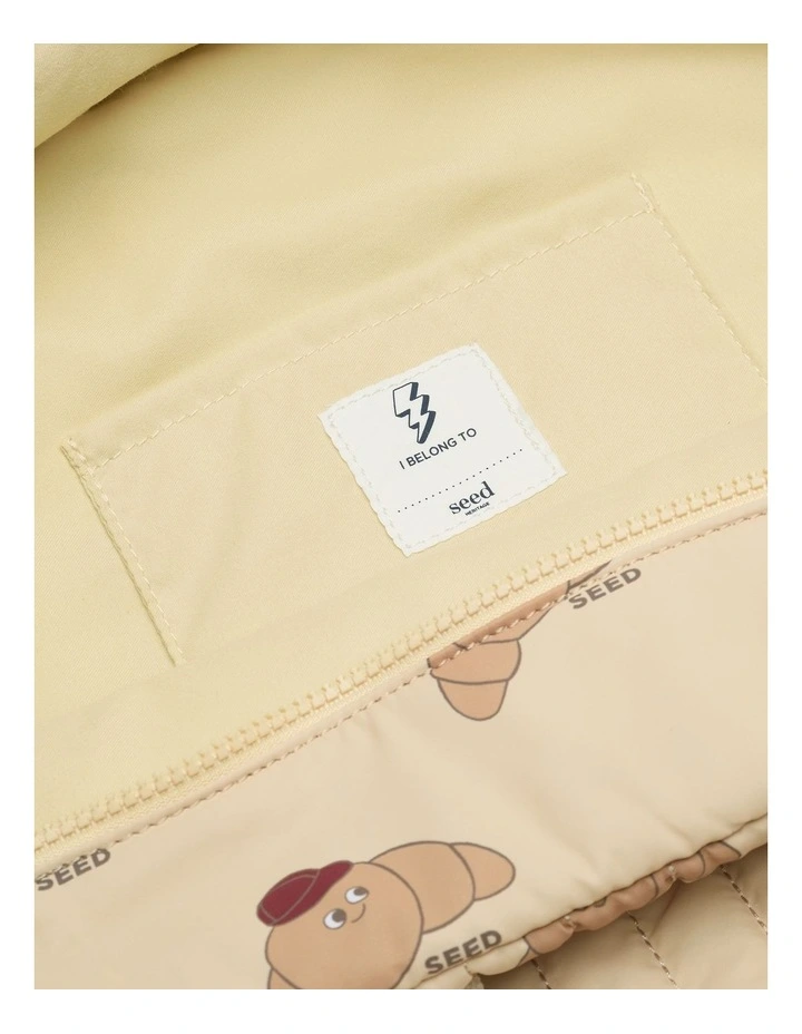 Baby Quilted Overnighter Bag in Crossiant image 3