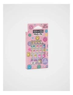 Smiley Press On Nails in Multi