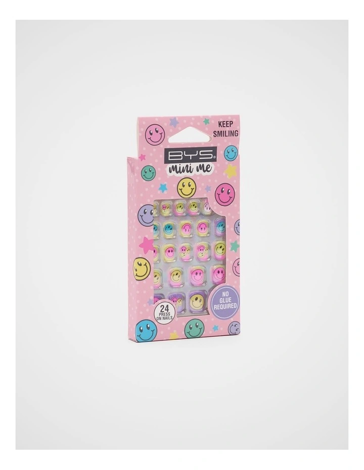 Smiley Press On Nails in Multi image 1