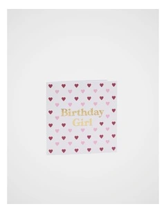 Heart Birthday Card in Multi