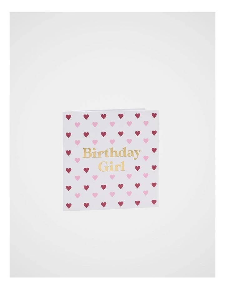 Heart Birthday Card in Multi image 1