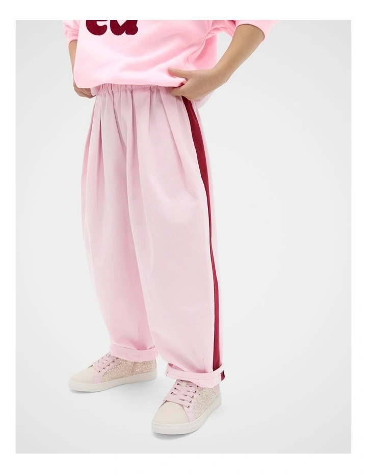 Glitter Heart High Top in Pink Lemonade Multi image 2