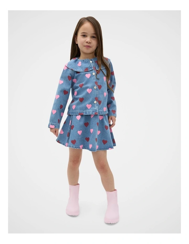 Rib Gusset Gumboot in Pink Lemonade image 2