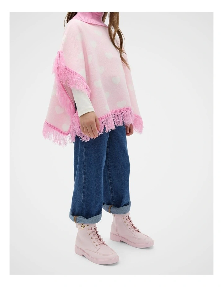 Lace Up Ankle Boot in Pink Lemonade image 2