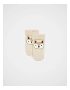 Terry Fox Socks in Oat Marle