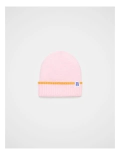 Basic Knit Beanie in Pink Lemonade