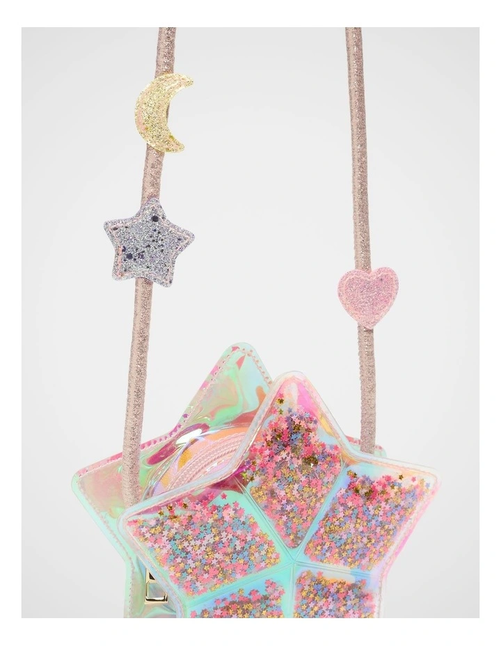 Tiny Star Confetti Bag in Pink Lemonade image 3