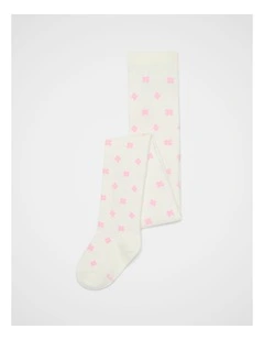 Floral Yardage Tight in Candy Pink