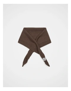 Knit Headscarf in Cacao